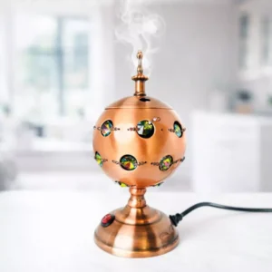 Encensoir électrique cuivre pour bakhour sans charbon