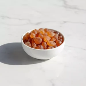 Gomme arabique naturelle issue de l’acacia utilisée pour usages traditionnels