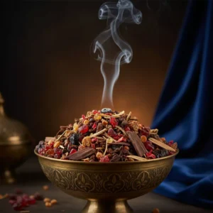 Mélange bakhour Takhbira utilisé pour la méditation et les rituels mystiques