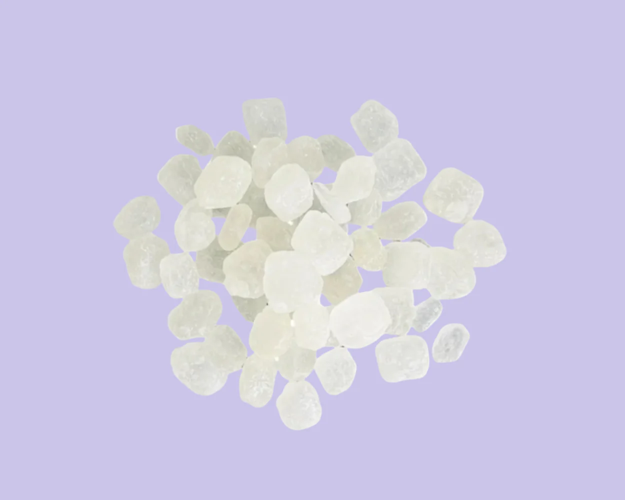 Sucre cand naturel cristaux pour encens