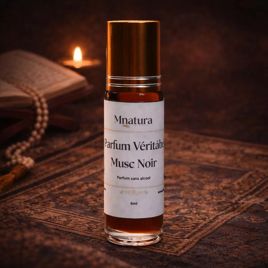 Véritable musc noir parfum rituel traditionnel sans alcool